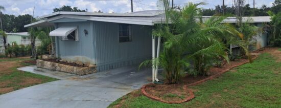 An exterior view of 44 Paradise Lake Dr.