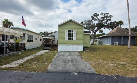 An exterior view of 138 Travel Park Dr. Lot 203