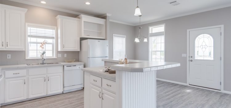 Large kitchen island