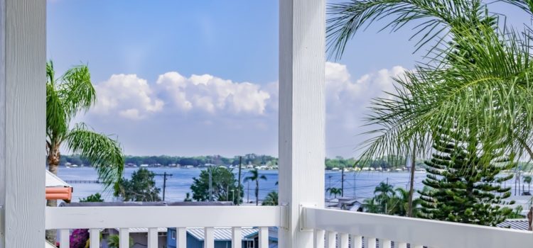 Take in the spectacular lake views from your porch