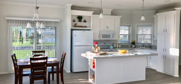 Kitchen and dining area