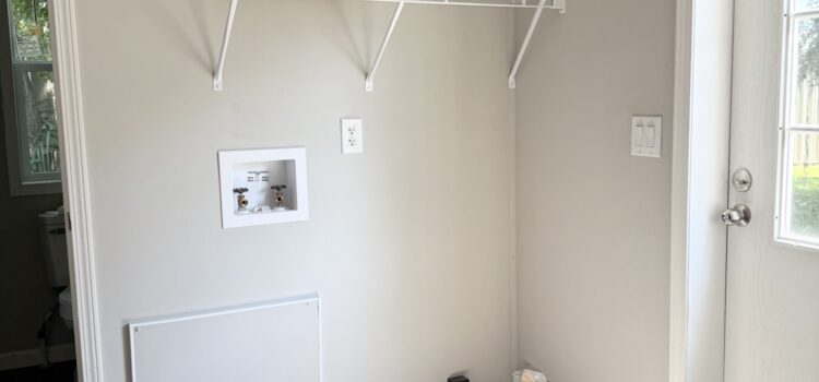 Washer & Dryer Hook Up