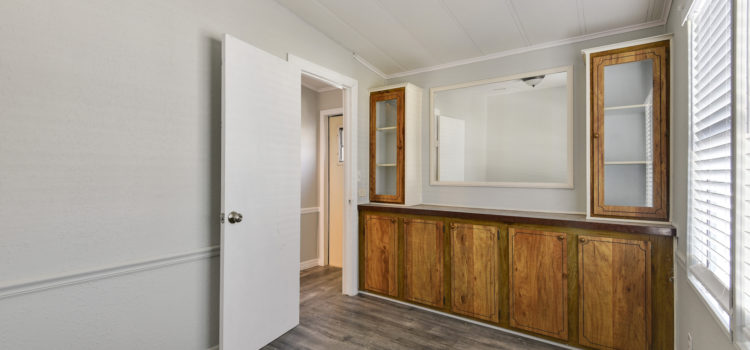 Guest bedroom #2 with built-in storage