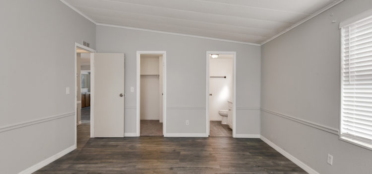 Large master bedroom with en suite bath