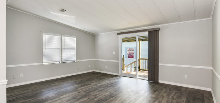 Home features an open living space