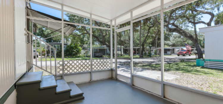 Screened porch