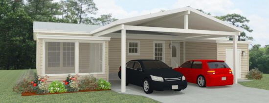 An exterior view of 32 Paradise Lake Drive