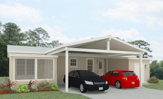An exterior view of 32 Paradise Lake Drive